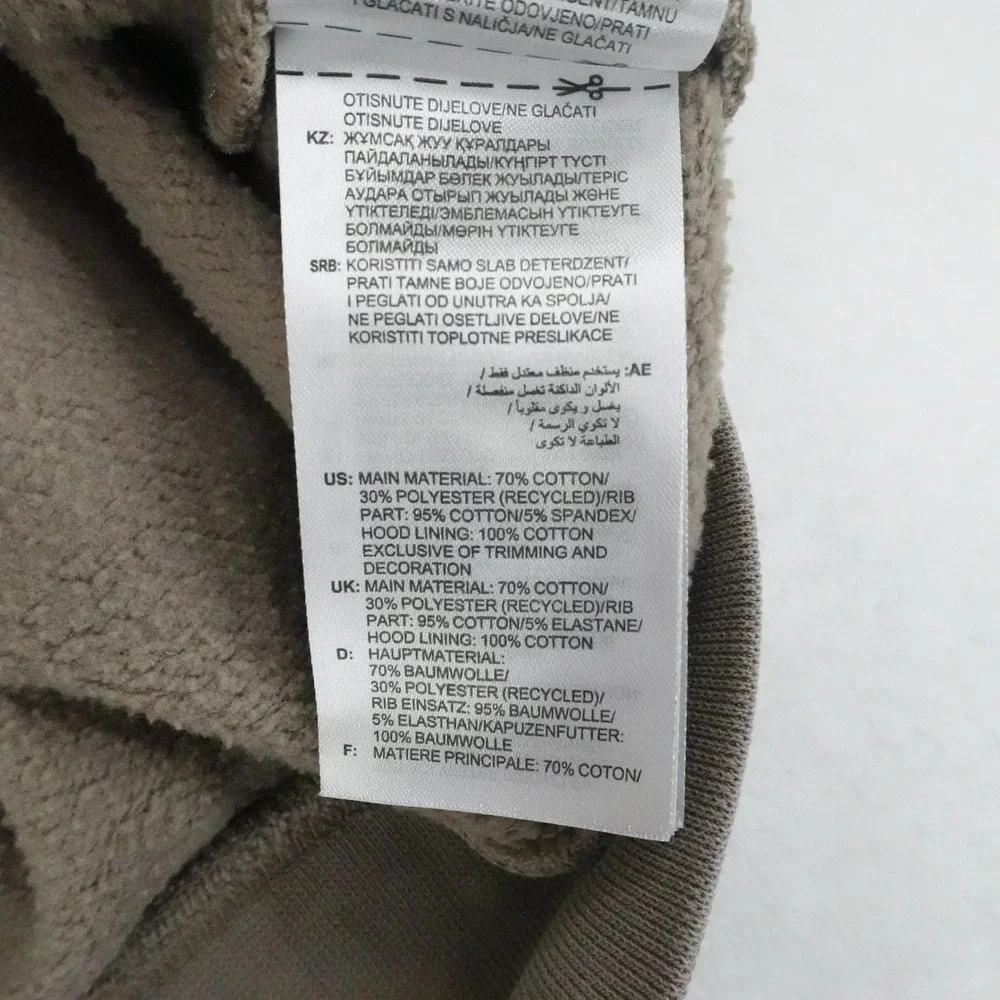 Adidas Hoodie Mens Large Tan St Moritz 1972 Downhill Ski Race Graphic Hoodie